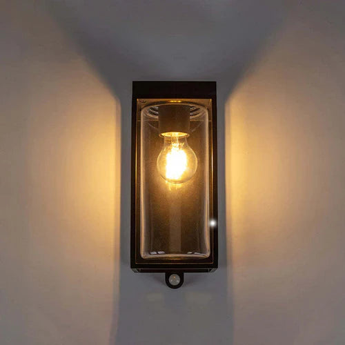 Solar Glass Outdoor Wall Light for Exterior Use | Norexa