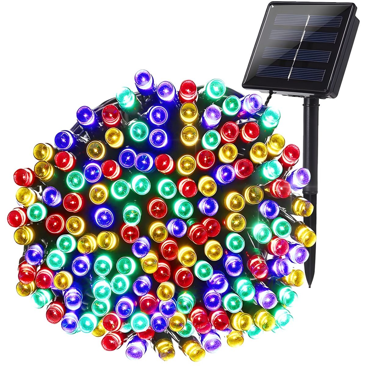 Solar LED Beaded Outdoor String Light Modern | Olnico