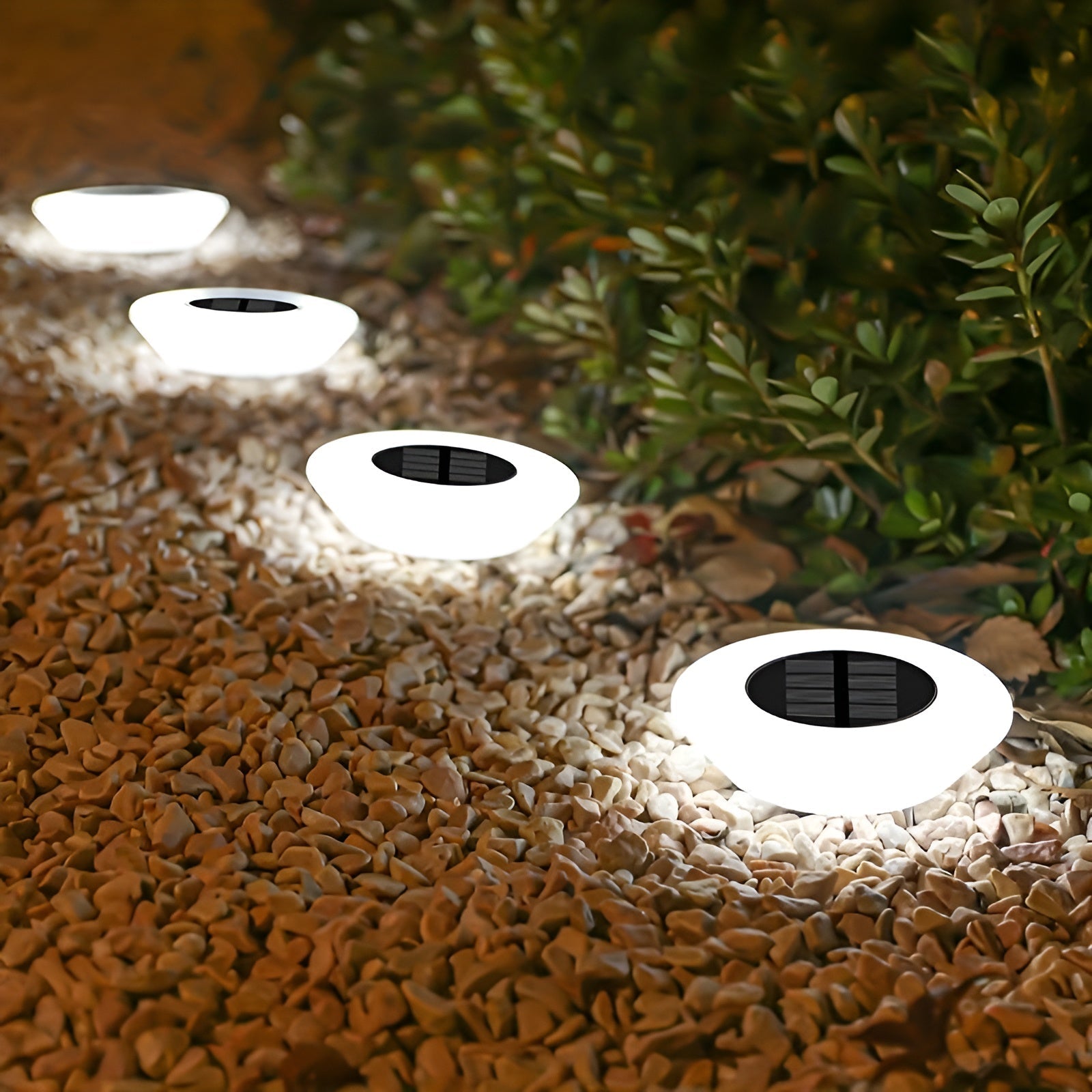 Solar LED Garden Path Light Warm White Outdoor Lighting | Noreva