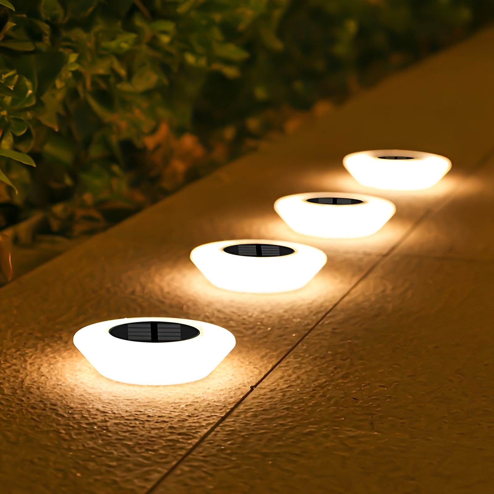 Solar LED Garden Path Light Warm White Outdoor Lighting | Noreva