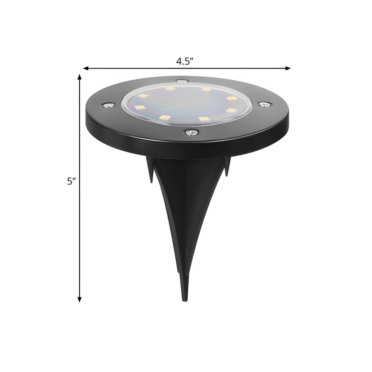 Solar LED Outdoor Circular Light Minimalist Style | Xarvane