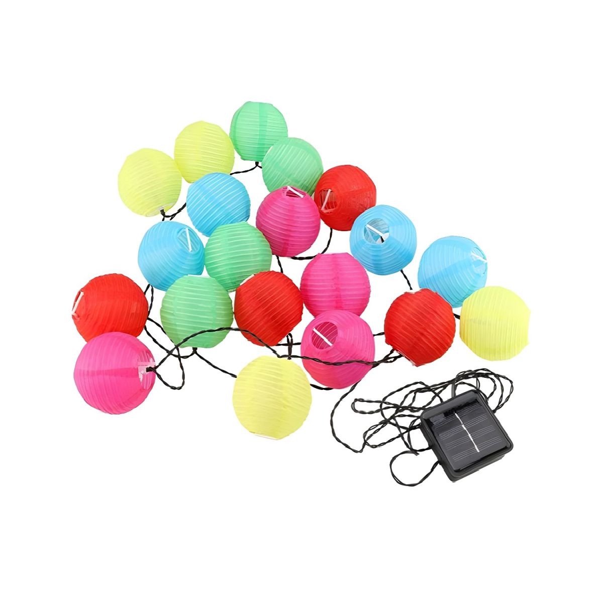 Solar LED Outdoor String Lights Lantern Style | Soltera