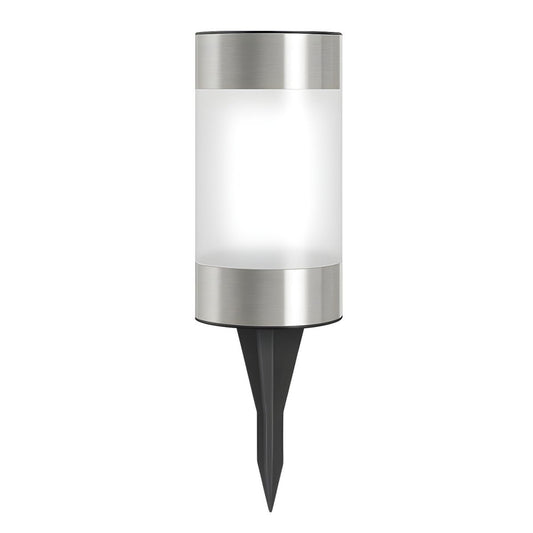 Solar LED Stainless Steel Stake Light Minimal Style | Luravax