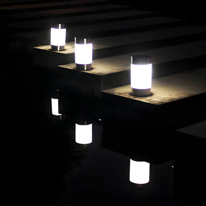 Solar LED Stainless Steel Stake Light Minimal Style | Luravax