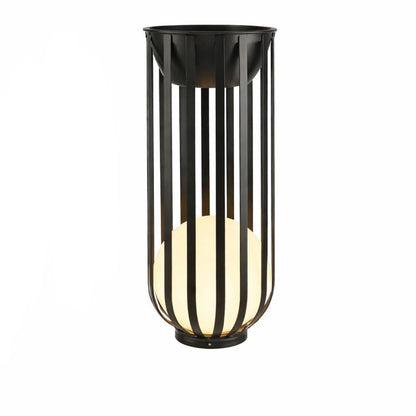 Solar Metal Outdoor Floor Lamp Modern Solar Design | Corvane