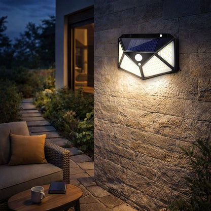 Solar Motion Sensor LED Outdoor Light Wide Coverage | Xarnico