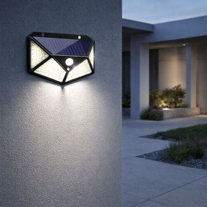 Solar Motion Sensor LED Outdoor Light Wide Coverage | Xarnico