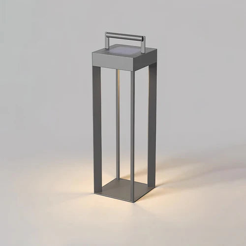 Solar Stainless Steel Outdoor Lantern Minimal Design | Gelnora