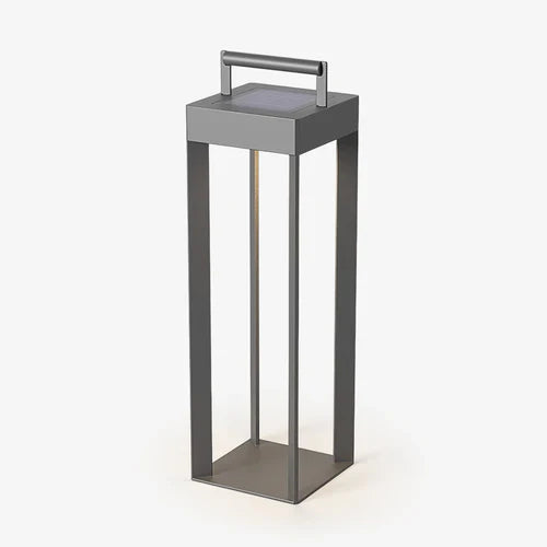 Solar Stainless Steel Outdoor Lantern Minimal Design | Gelnora