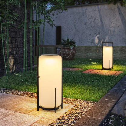 Solar Steel Outdoor Light Modern Garden Design | Celnora
