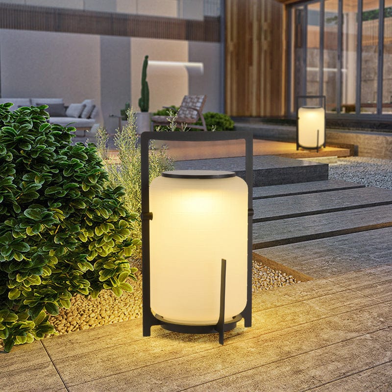 Solar Steel Outdoor Light Modern Garden Design | Celnora