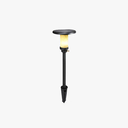 Solar Stone Garden Ground Light Metal Outdoor | Serlix