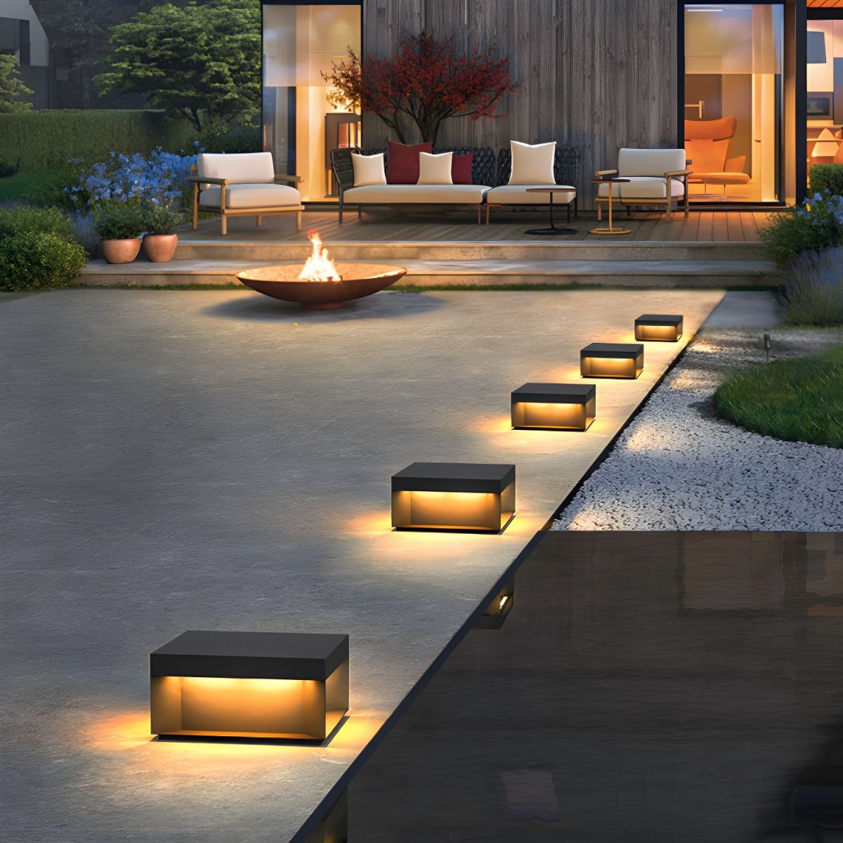 Solar Waterproof Metal Outdoor Pillar Light | Bravik