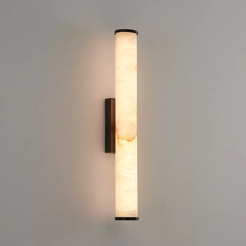 Spanish Marble Wall Light with Copper Accent Finish | Marmora