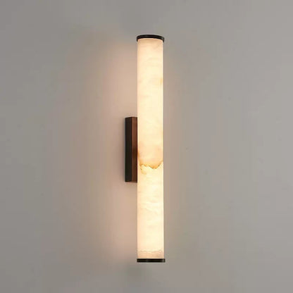 Spanish Marble Wall Light with Copper Accent Finish | Marmora