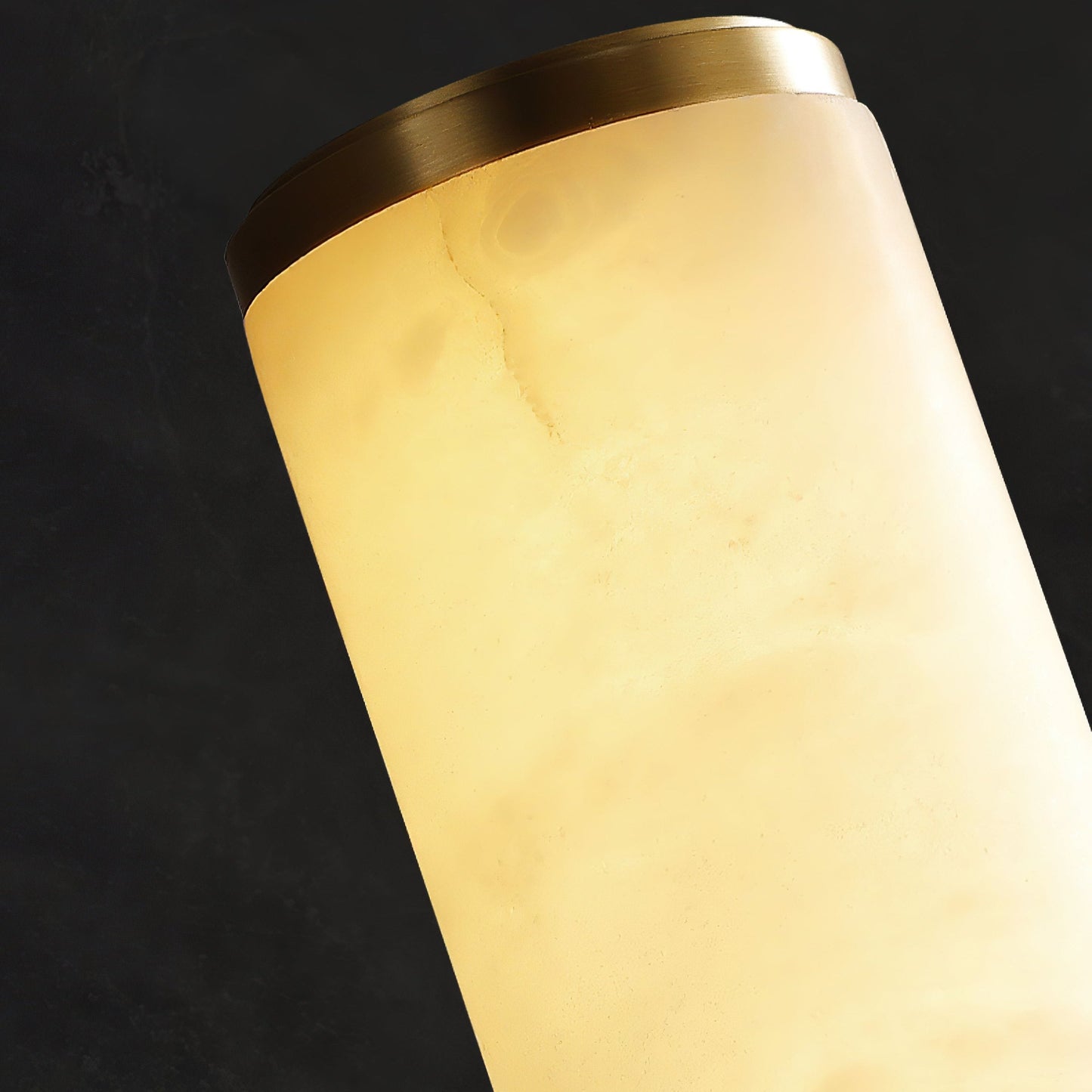 Spanish Marble Wall Light with Copper Accent Finish | Marmora