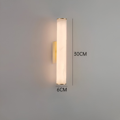 Spanish Marble Wall Light with Copper Accent Finish | Marmora
