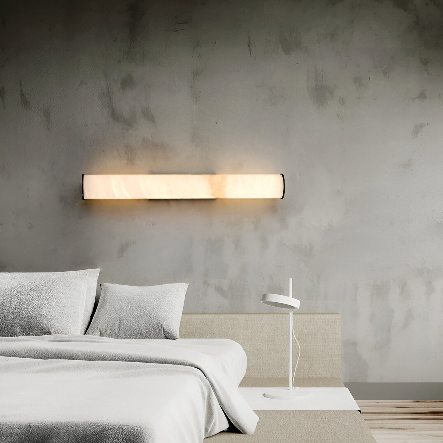 Spanish Marble Wall Light with Copper Accent Finish | Marmora