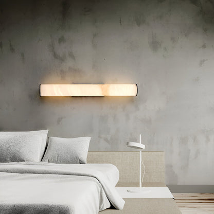 Spanish Marble Wall Light with Copper Accent Finish | Marmora