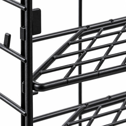 Spice Rack Foldable Four Tier Wire Organizer