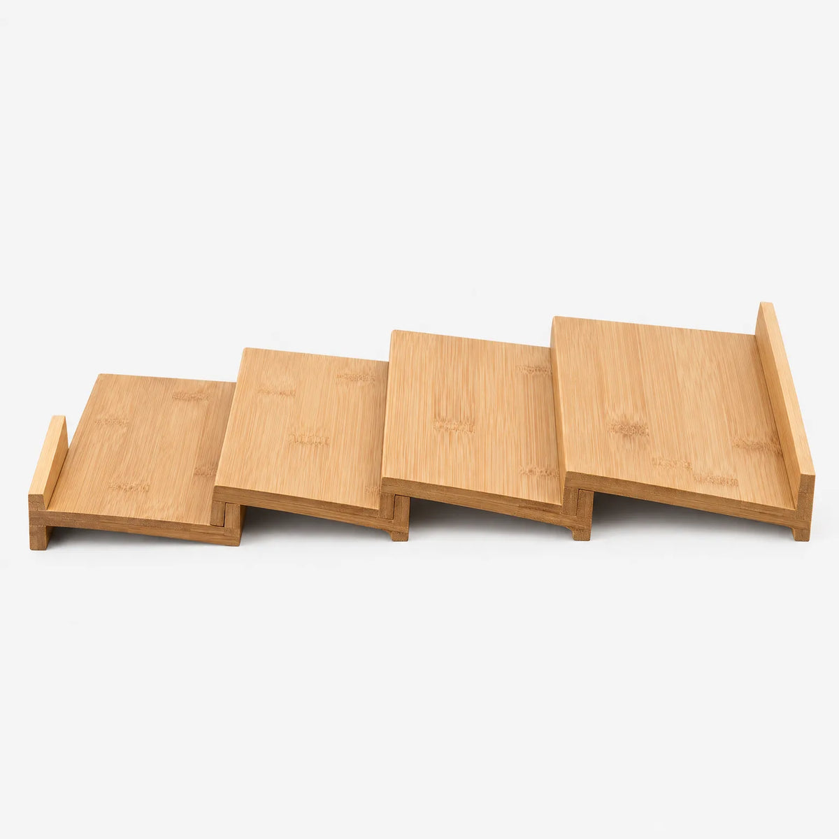 Spice Rack Four Tier Bamboo Drawer Organizer