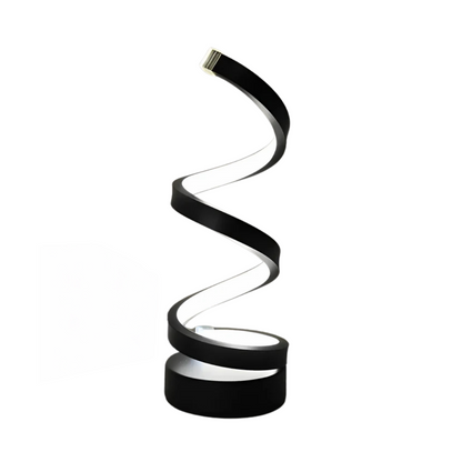 Spiral LED Table Lamp with Dimmable 3 Light Modes | Pefure