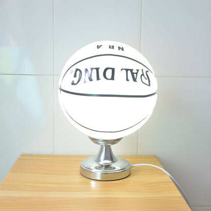 Sport Style Table Lamp with Glass Shade | Avenor