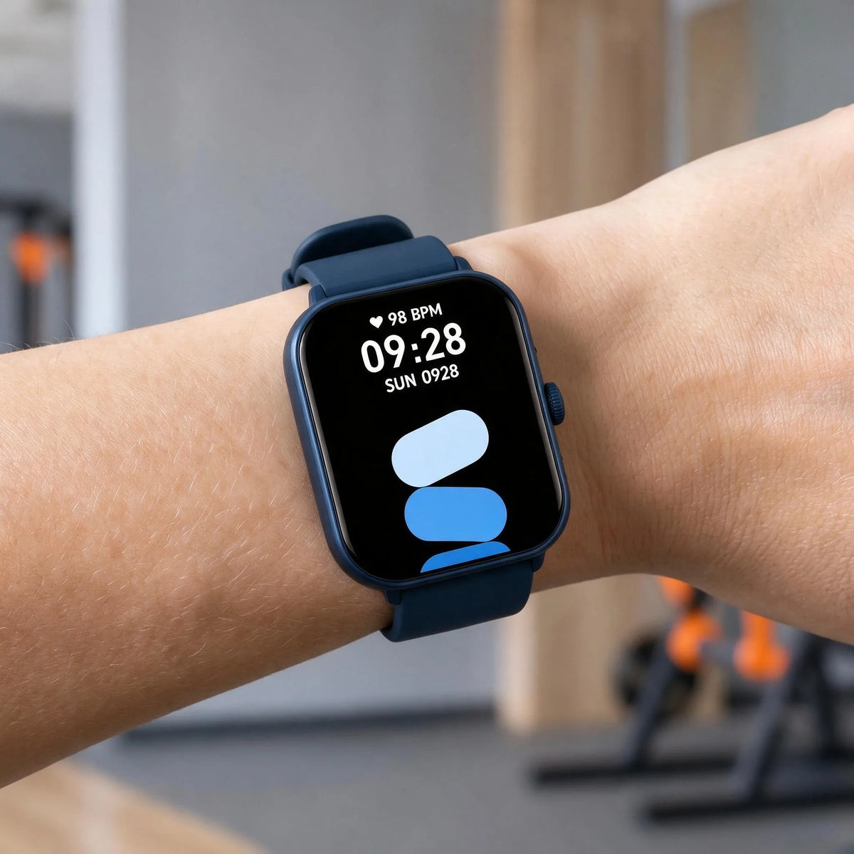 Square Touch Screen Fitness Tracker Watch