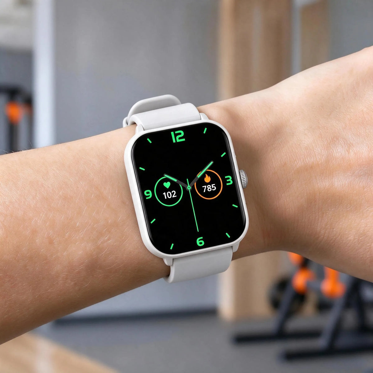 Square Touch Screen Fitness Tracker Watch