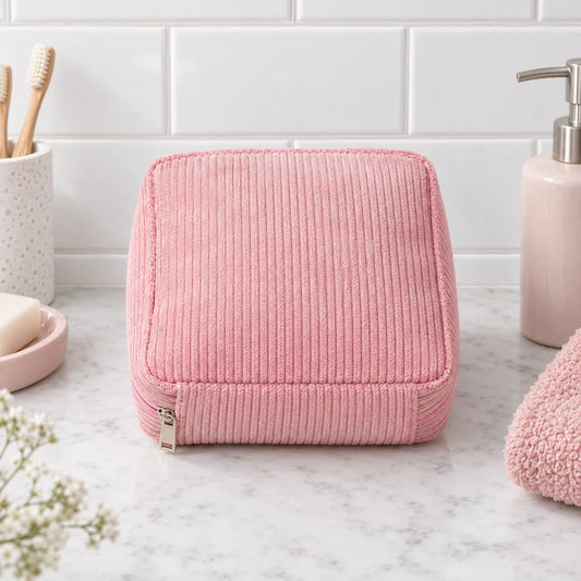 Square Travel Makeup Pouch