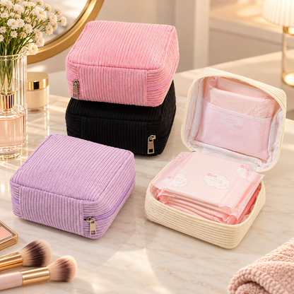 Square Travel Makeup Pouch