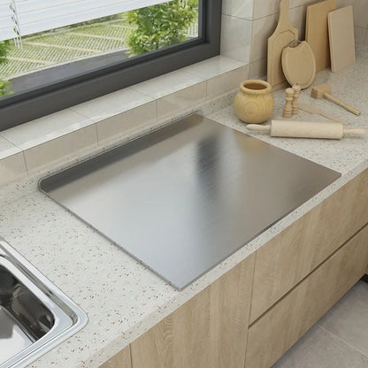 Stainless Steel Cutting Board with L Shaped Counter Edge
