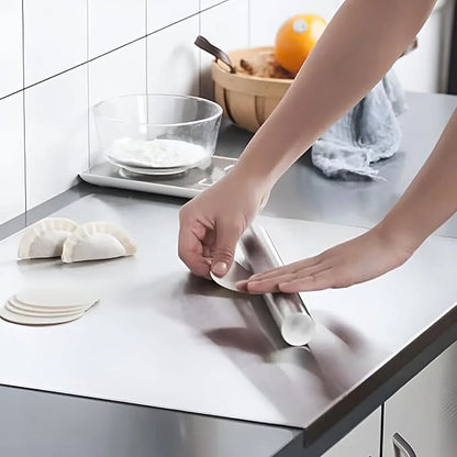 Stainless Steel Cutting Board with L Shaped Counter Edge