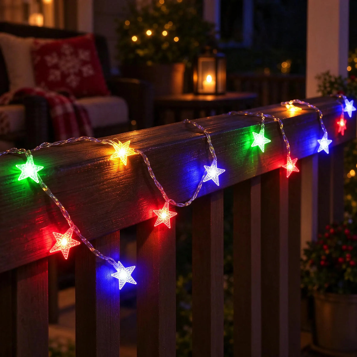 Star LED Christmas Fairy String Lights