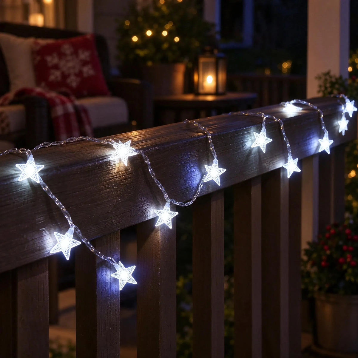 Star LED Christmas Fairy String Lights