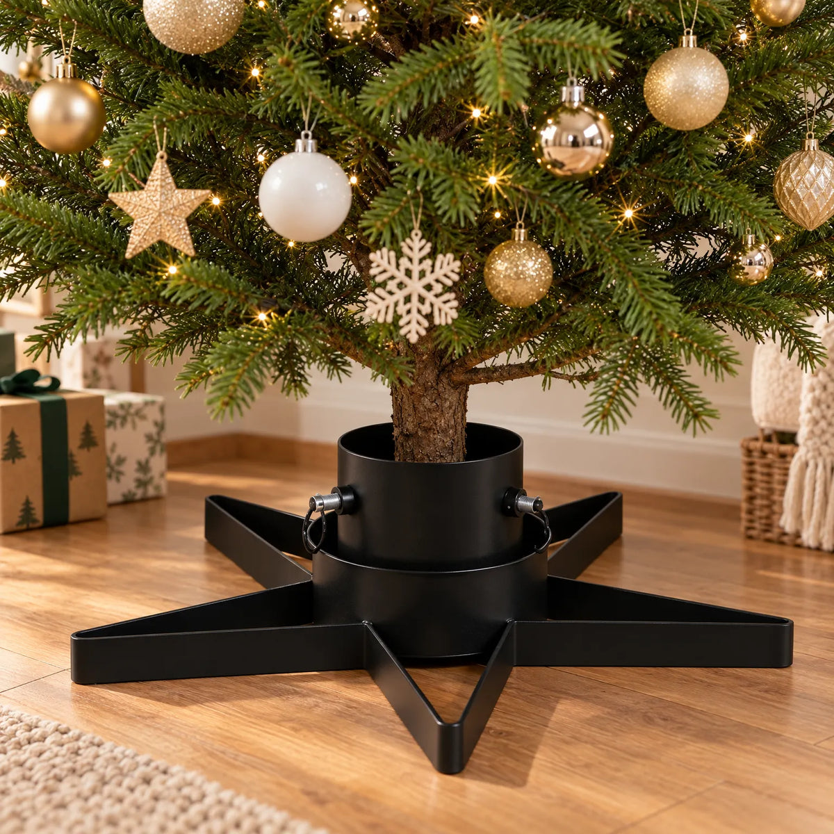 Star Shaped Folding Christmas Tree Stand