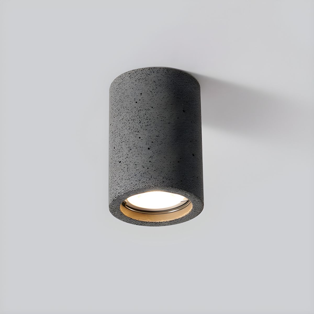 Stone Cylinder Ceiling Light Japanese Minimalist Style | Kairova