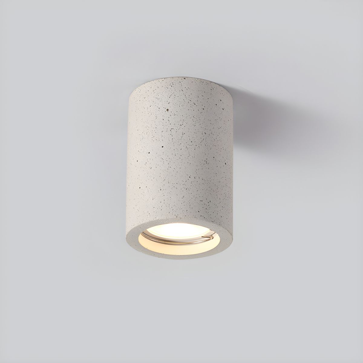 Stone Cylinder Ceiling Light Japanese Minimalist Style | Kairova