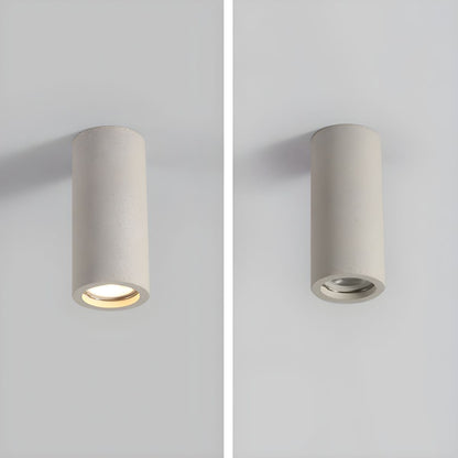 Stone Cylinder Ceiling Light Japanese Minimalist Style | Kairova