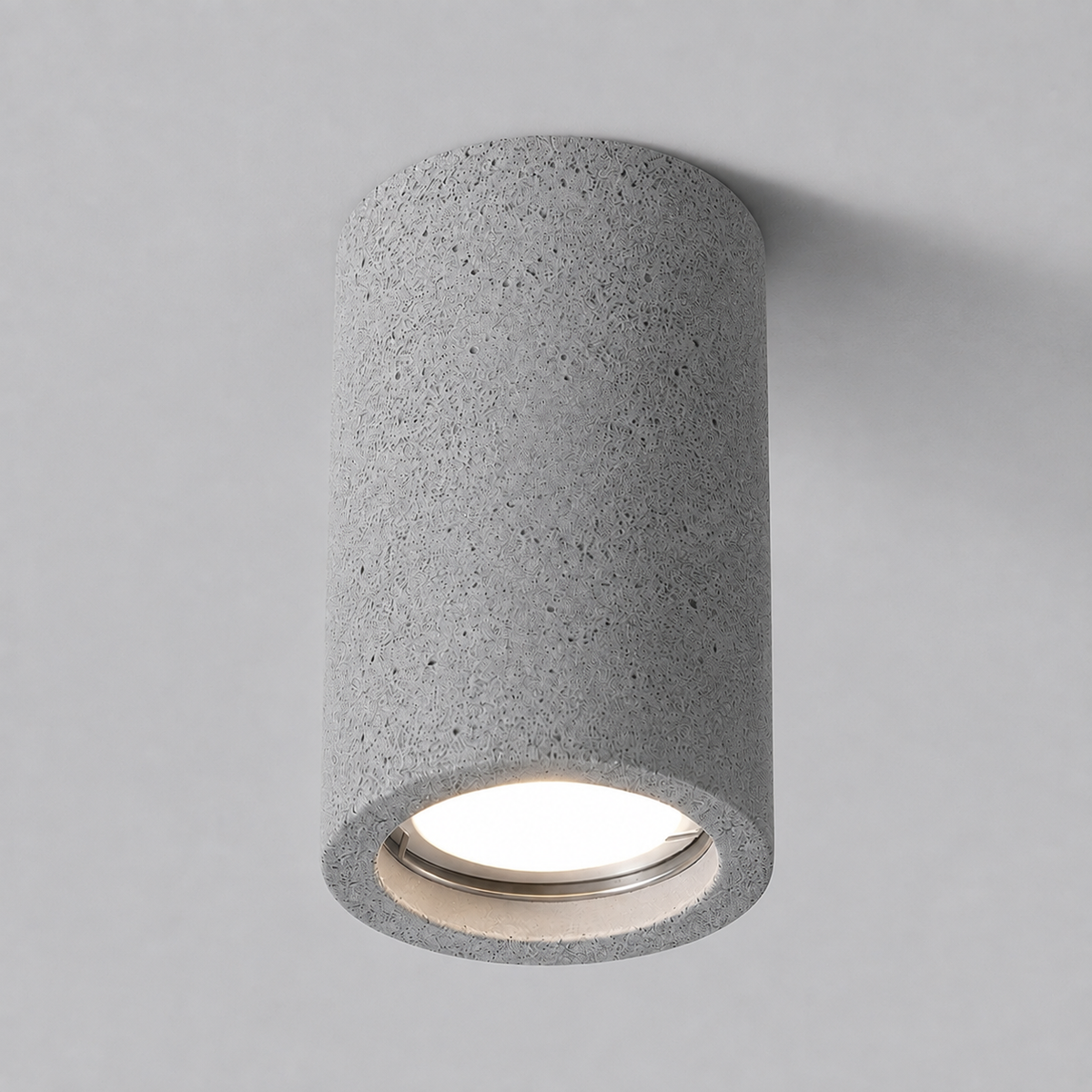 Stone Cylinder Ceiling Light Japanese Minimalist Style | Kairova