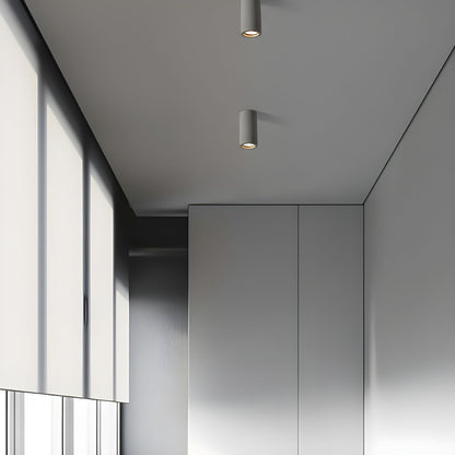Stone Cylinder Ceiling Light Japanese Minimalist Style | Kairova