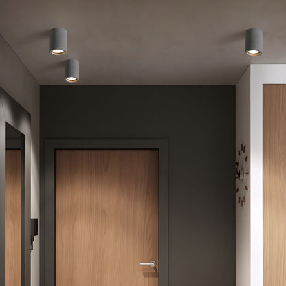 Stone Cylinder Ceiling Light Japanese Minimalist Style | Kairova
