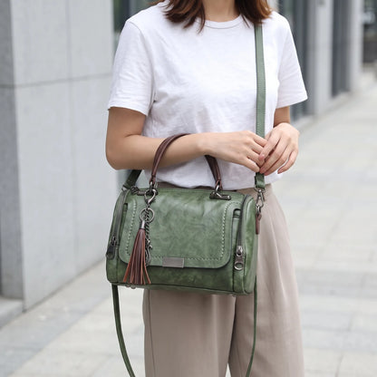 Structured Boston Crossbody Bag