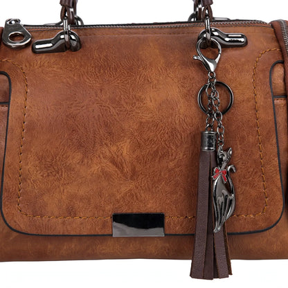 Structured Boston Crossbody Bag
