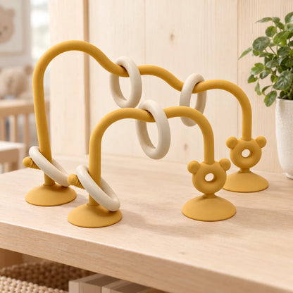 Suction Base Winding Bead Toy