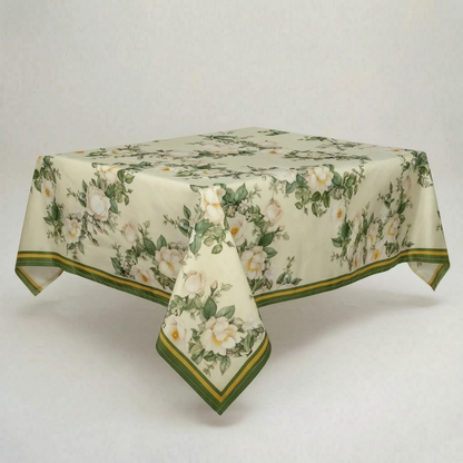 Tablecloth for Fall Thanksgiving with Autumn Leaves