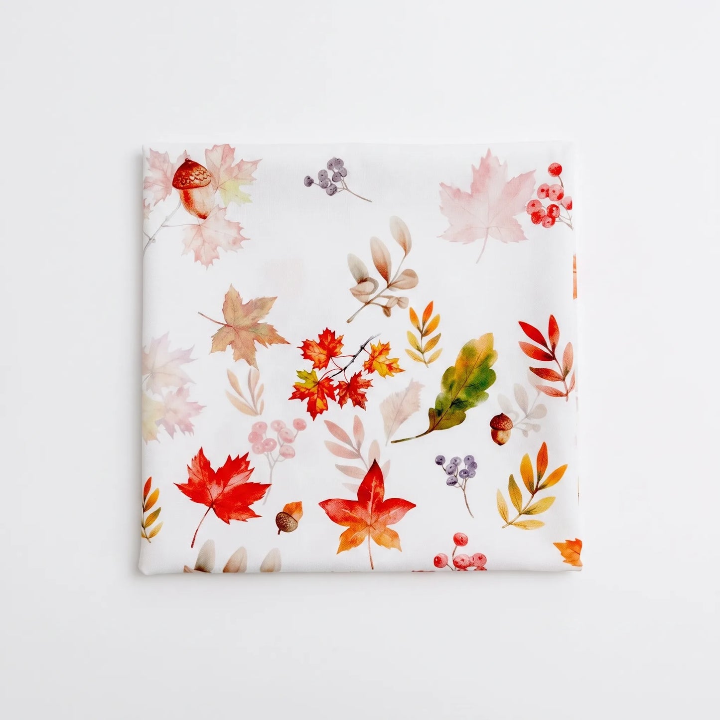 Tablecloth for Fall Thanksgiving with Autumn Leaves
