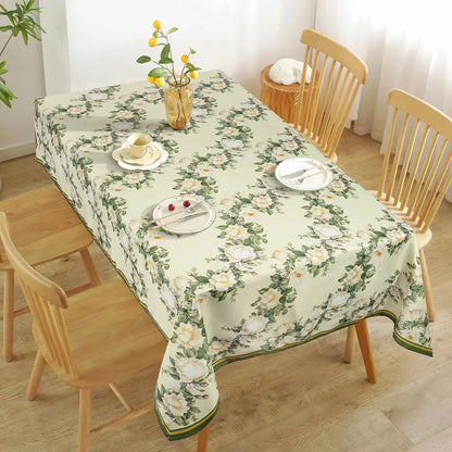 Tablecloth for Fall Thanksgiving with Autumn Leaves