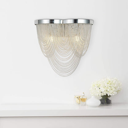 Tassel Wall Sconce Modern G9 Dual Light Fixture | Astero