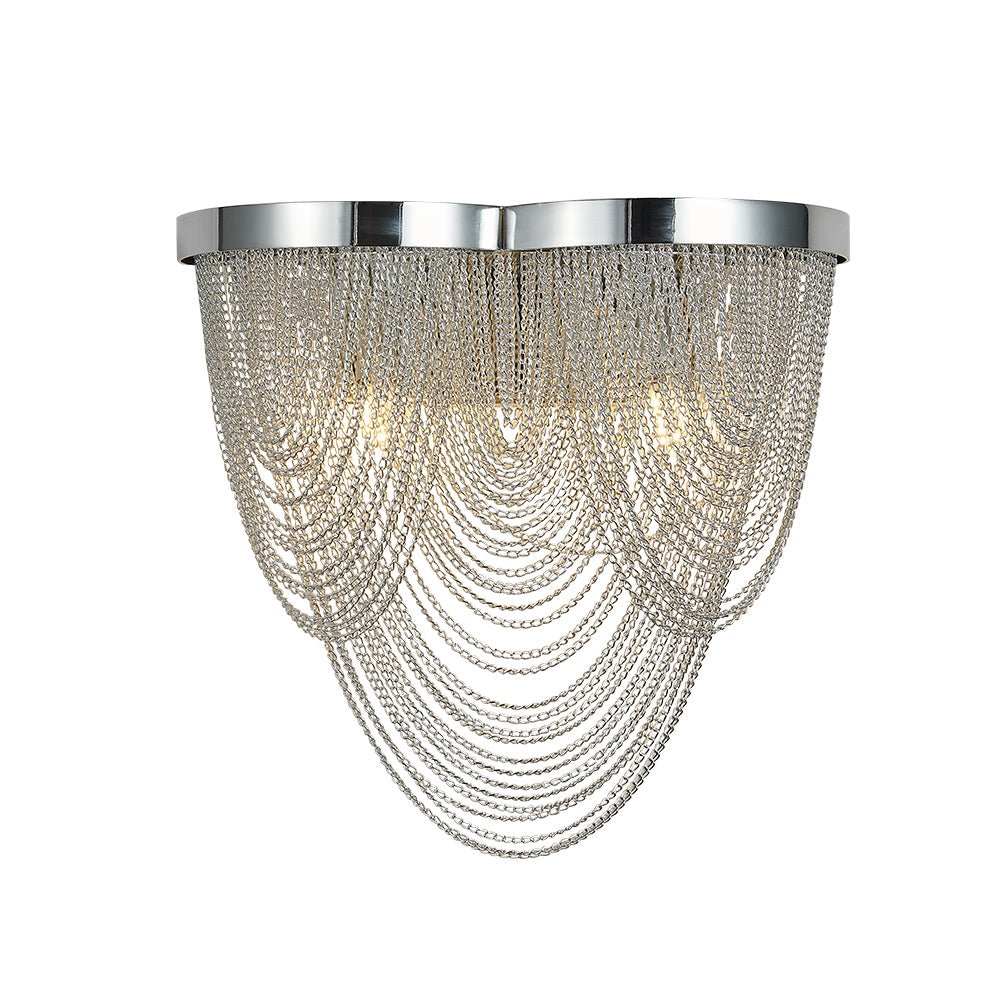 Tassel Wall Sconce Modern G9 Dual Light Fixture | Astero